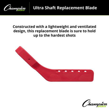 Champion Sports ULSRD Ultra Shaft Replacement Blade Red
