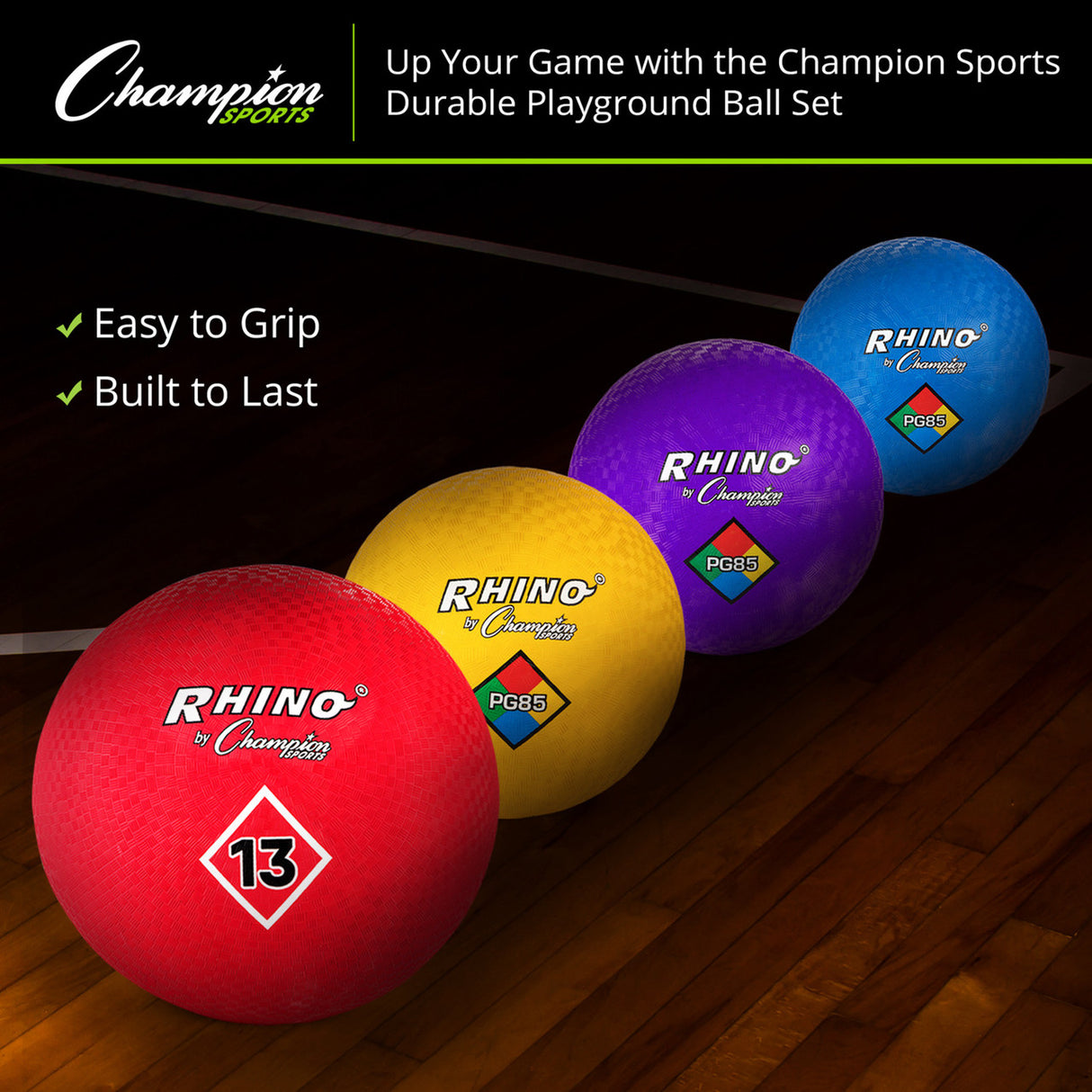 Champion Sports MIXED PLAYGROUND BALLS SET