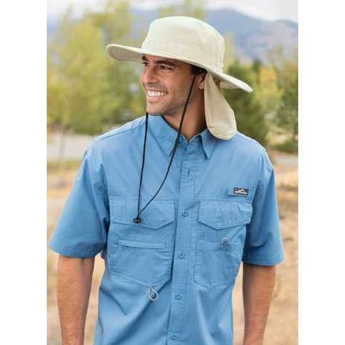 Koloa Surf Co. Wide-Brim Outdoor Hat with Sun Flap and UPF Protection Koloa Surf Company Accessories and More