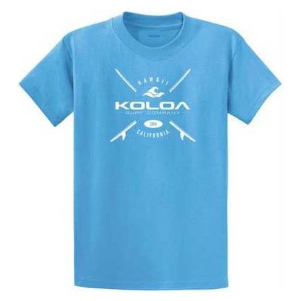 Koloa Surf Co. X Boards Logo Heavy Cotton T-Shirts. Regular, Big and Tall Sizes Koloa Surf Company Men's Shirts