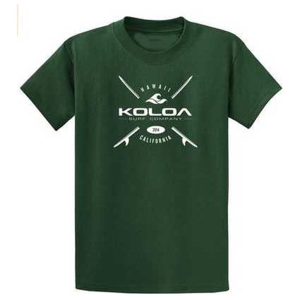 Koloa Surf Co. X Boards Logo Heavy Cotton T-Shirts. Regular, Big and Tall Sizes Koloa Surf Company Men's Shirts