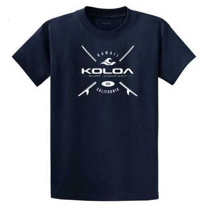 Koloa Surf Co. X Boards Logo Heavy Cotton T-Shirts. Regular, Big and Tall Sizes Koloa Surf Company Men's Shirts