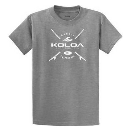 Koloa Surf Co. X Boards Logo Heavy Cotton T-Shirts. Regular, Big and Tall Sizes Koloa Surf Company Men's Shirts