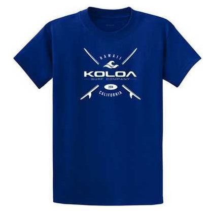 Koloa Surf Co. X Boards Logo Heavy Cotton T-Shirts. Regular, Big and Tall Sizes Koloa Surf Company Men's Shirts