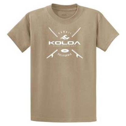 Koloa Surf Co. X Boards Logo Heavy Cotton T-Shirts. Regular, Big and Tall Sizes Koloa Surf Company Men's Shirts