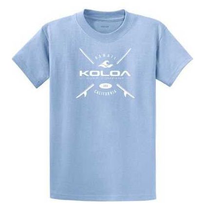 Koloa Surf Co. X Boards Logo Heavy Cotton T-Shirts. Regular, Big and Tall Sizes Koloa Surf Company Men's Shirts