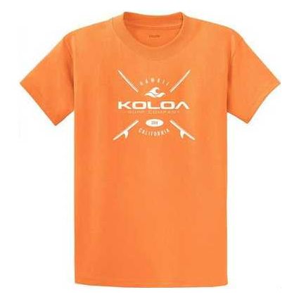 Koloa Surf Co. X Boards Logo Heavy Cotton T-Shirts. Regular, Big and Tall Sizes Koloa Surf Company Men's Shirts