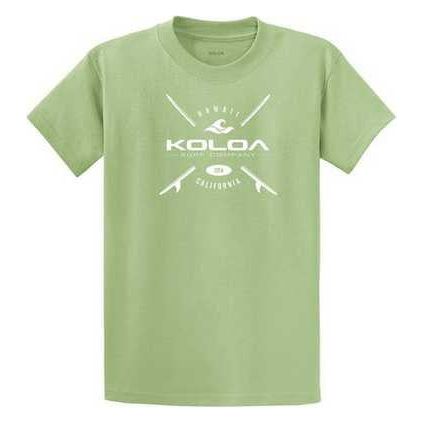 Koloa Surf Co. X Boards Logo Heavy Cotton T-Shirts. Regular, Big and Tall Sizes Koloa Surf Company Men's Shirts