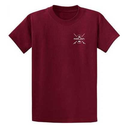 Koloa Surf Cross Boards Logo Heavy Cotton T-Shirts. Regular, Big and Tall Sizes Koloa Surf Company Mens Apparel