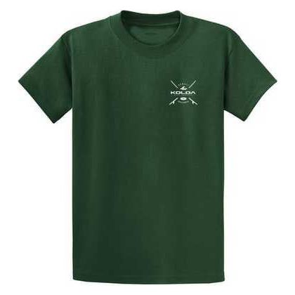 Koloa Surf Cross Boards Logo Heavy Cotton T-Shirts. Regular, Big and Tall Sizes Koloa Surf Company Mens Apparel