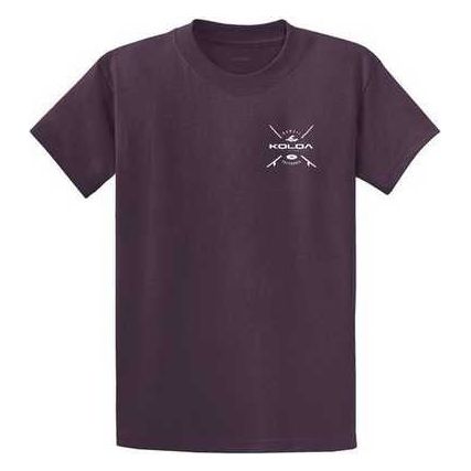 Koloa Surf Cross Boards Logo Heavy Cotton T-Shirts. Regular, Big and Tall Sizes Koloa Surf Company Mens Apparel