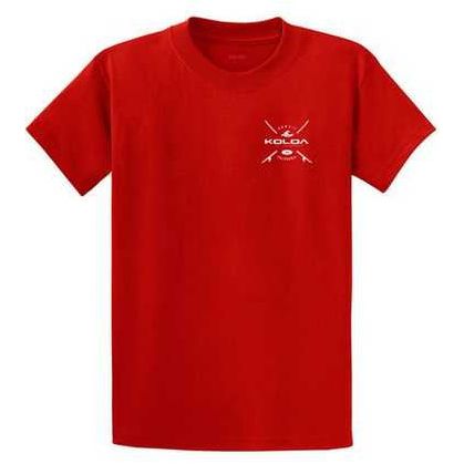 Koloa Surf Cross Boards Logo Heavy Cotton T-Shirts. Regular, Big and Tall Sizes Koloa Surf Company Mens Apparel