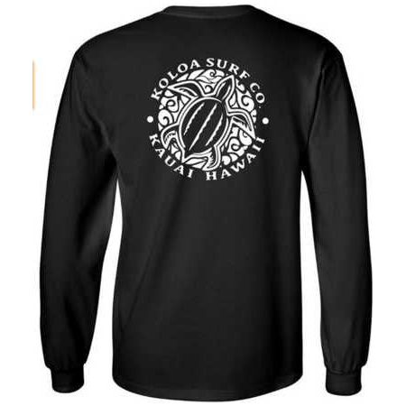 Koloa Surf Co. Hawaiian Turtle Logo Long Sleeve T-Shirt FB Koloa Surf Company Men's Shirts