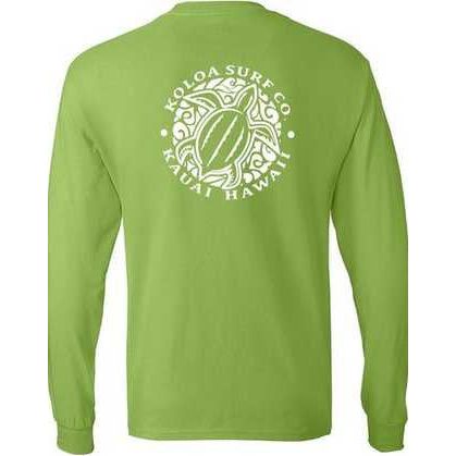 Koloa Surf Co. Hawaiian Turtle Logo Long Sleeve T-Shirt FB Koloa Surf Company Men's Shirts