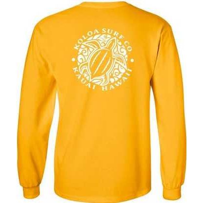 Koloa Surf Co. Hawaiian Turtle Logo Long Sleeve T-Shirt FB Koloa Surf Company Men's Shirts