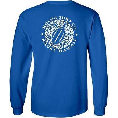 Koloa Surf Co. Hawaiian Turtle Logo Long Sleeve T-Shirt FB Koloa Surf Company Men's Shirts