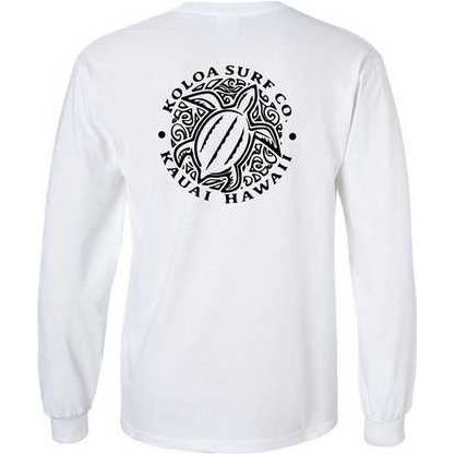 Koloa Surf Co. Hawaiian Turtle Logo Long Sleeve T-Shirt FB Koloa Surf Company Men's Shirts