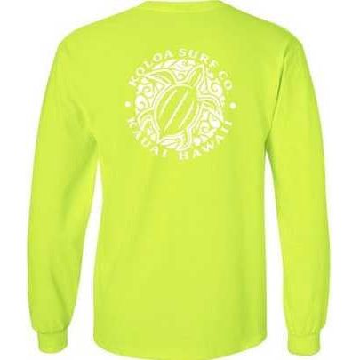 Koloa Surf Co. Hawaiian Turtle Logo Long Sleeve T-Shirt FB Koloa Surf Company Men's Shirts