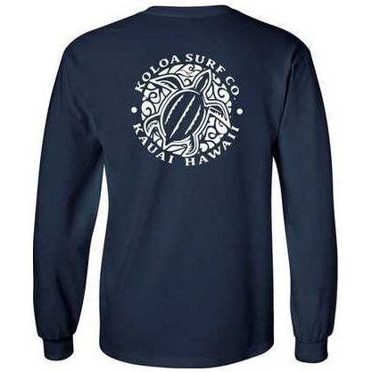 Koloa Surf Co. Hawaiian Turtle Logo Long Sleeve T-Shirt FB Koloa Surf Company Men's Shirts