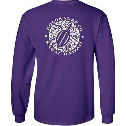 Koloa Surf Co. Hawaiian Turtle Logo Long Sleeve T-Shirt FB Koloa Surf Company Men's Shirts