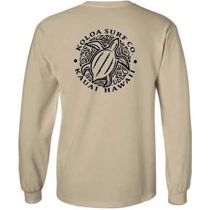 Koloa Surf Co. Hawaiian Turtle Logo Long Sleeve T-Shirt FB Koloa Surf Company Men's Shirts