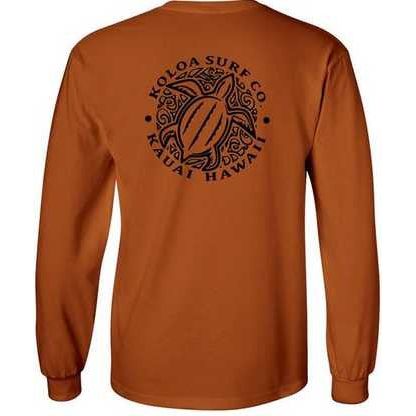 Koloa Surf Co. Hawaiian Turtle Logo Long Sleeve T-Shirt FB Koloa Surf Company Men's Shirts