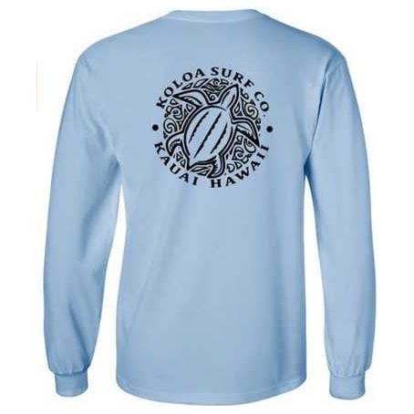 Koloa Surf Co. Hawaiian Turtle Logo Long Sleeve T-Shirt FB Koloa Surf Company Men's Shirts