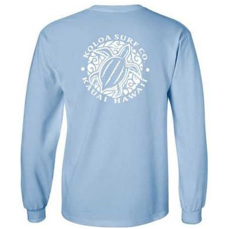 Koloa Surf Co. Hawaiian Turtle Logo Long Sleeve T-Shirt FB Koloa Surf Company Men's Shirts