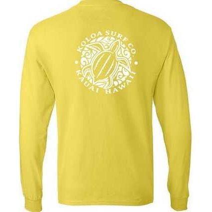 Koloa Surf Co. Hawaiian Turtle Logo Long Sleeve T-Shirt FB Koloa Surf Company Men's Shirts