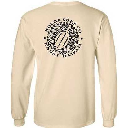 Koloa Surf Co. Hawaiian Turtle Logo Long Sleeve T-Shirt FB Koloa Surf Company Men's Shirts