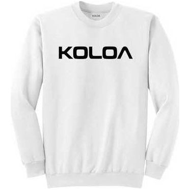 Koloa Surf Co. Text Logo Soft & Cozy Classic Crewneck Sweatshirt Koloa Surf Company Sweatshirts