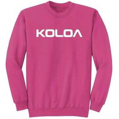 Koloa Surf Co. Text Logo Soft & Cozy Classic Crewneck Sweatshirt Koloa Surf Company Sweatshirts