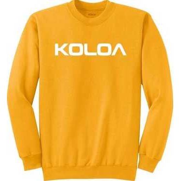 Koloa Surf Co. Text Logo Soft & Cozy Classic Crewneck Sweatshirt Koloa Surf Company Sweatshirts