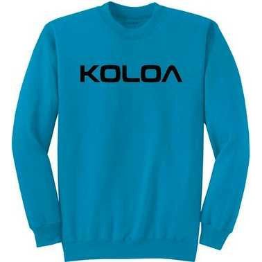 Koloa Surf Co. Text Logo Soft & Cozy Classic Crewneck Sweatshirt Koloa Surf Company Sweatshirts