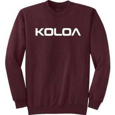 Koloa Surf Co. Text Logo Soft & Cozy Classic Crewneck Sweatshirt Koloa Surf Company Sweatshirts