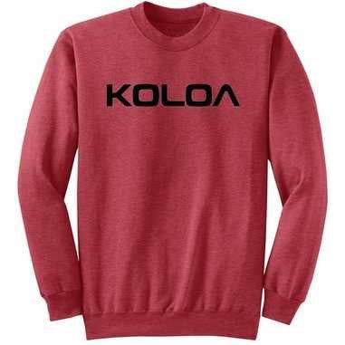 Koloa Surf Co. Text Logo Soft & Cozy Classic Crewneck Sweatshirt Koloa Surf Company Sweatshirts