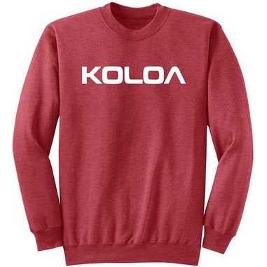 Koloa Surf Co. Text Logo Soft & Cozy Classic Crewneck Sweatshirt Koloa Surf Company Sweatshirts