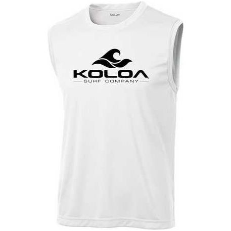 Koloa Surf Co. Classic Wave Logo Moisture Wicking Sleeveless T-Shirt Koloa Surf Company Mens Apparel