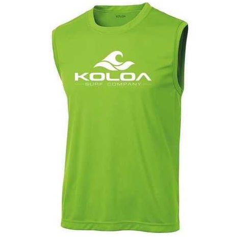 Koloa Surf Co. Classic Wave Logo Moisture Wicking Sleeveless T-Shirt Koloa Surf Company Mens Apparel