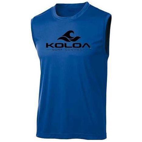 Koloa Surf Co. Classic Wave Logo Moisture Wicking Sleeveless T-Shirt Koloa Surf Company Mens Apparel