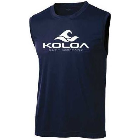 Koloa Surf Co. Classic Wave Logo Moisture Wicking Sleeveless T-Shirt Koloa Surf Company Mens Apparel