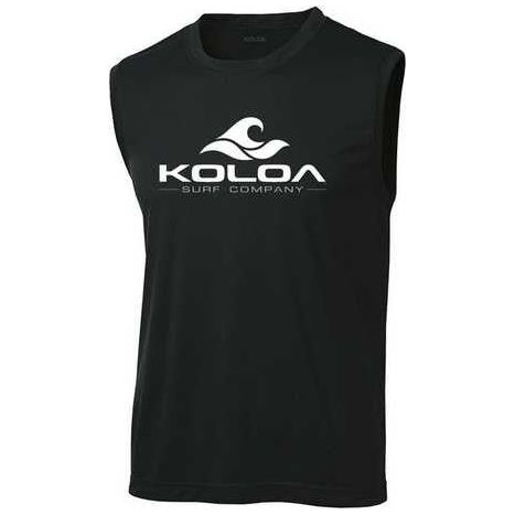 Koloa Surf Co. Classic Wave Logo Moisture Wicking Sleeveless T-Shirt Koloa Surf Company Mens Apparel