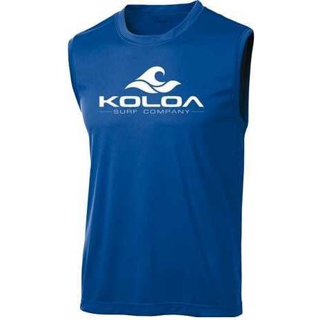 Koloa Surf Co. Classic Wave Logo Moisture Wicking Sleeveless T-Shirt Koloa Surf Company Mens Apparel