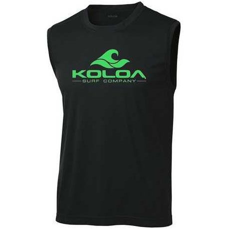 Koloa Surf Co. Classic Wave Logo Moisture Wicking Sleeveless T-Shirt Koloa Surf Company Mens Apparel