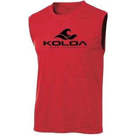 Koloa Surf Co. Classic Wave Logo Moisture Wicking Sleeveless T-Shirt Koloa Surf Company Mens Apparel