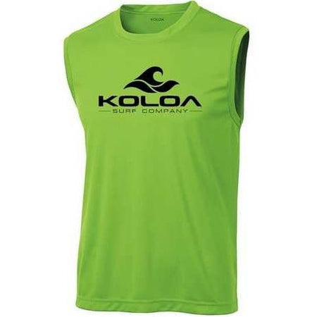 Koloa Surf Co. Classic Wave Logo Moisture Wicking Sleeveless T-Shirt Koloa Surf Company Mens Apparel