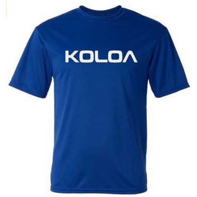 Koloa Surf Co. Original Koloa Text Logo Youth All Sport Moisture Wicking Athletic Shirts Koloa Surf Company Athletic Apparel