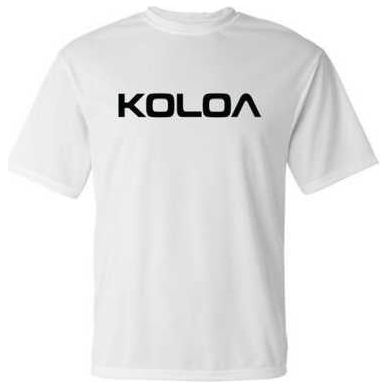 Koloa Surf Co. Original Koloa Text Logo Youth All Sport Moisture Wicking Athletic Shirts Koloa Surf Company Athletic Apparel