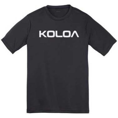 Koloa Surf Co. Original Koloa Text Logo Youth All Sport Moisture Wicking Athletic Shirts Koloa Surf Company Athletic Apparel