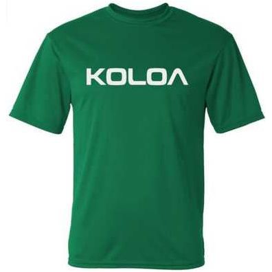 Koloa Surf Co. Original Koloa Text Logo Youth All Sport Moisture Wicking Athletic Shirts Koloa Surf Company Athletic Apparel